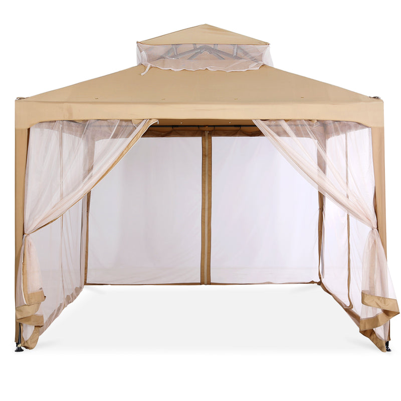 Load image into Gallery viewer, 10x10 Outdoor Patio Pop up Gazebo with Netting Walls