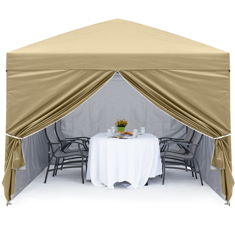 Load image into Gallery viewer, Leisure Sports Pop‑up Canopy Tent with Church Window Sidewalls – 10x10, 10x20
