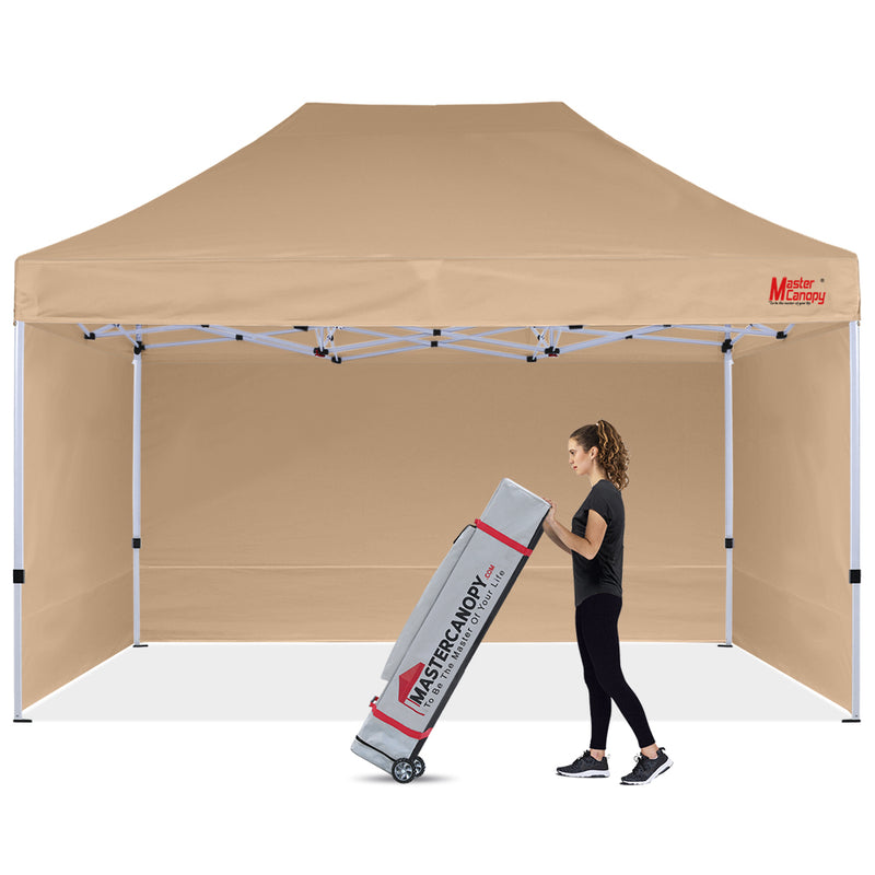 Load image into Gallery viewer, Commercial Series Pop‑up Canopy Tent with Sidewalls – 10x10, 10x15, 10x20