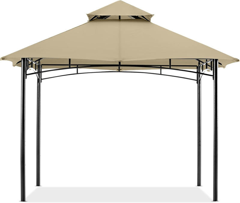 Load image into Gallery viewer, 9x9/10x12/11x11 Outdoor Garden Patio Gazebo with Stable Steel Farme