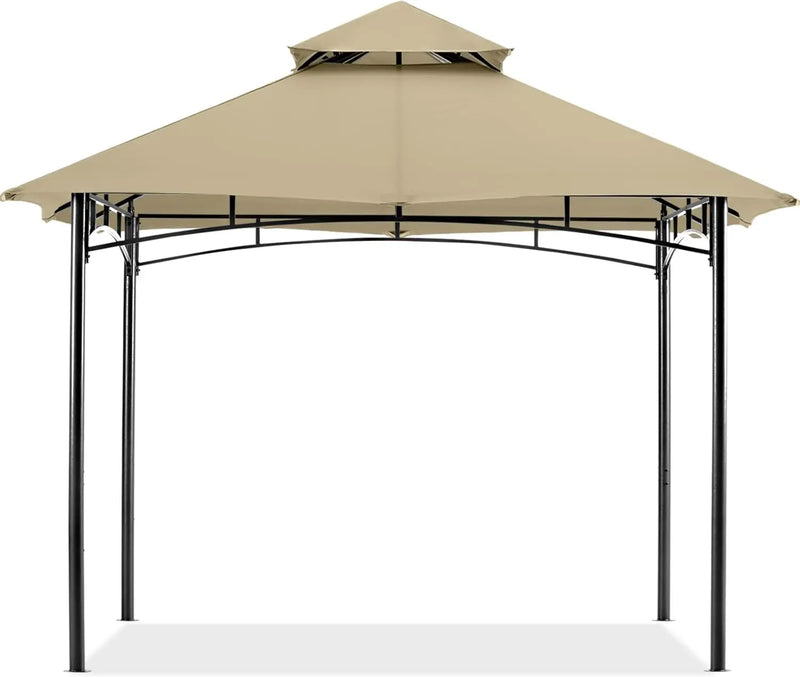 Load image into Gallery viewer, 10x12/11x11 Outdoor Garden Patio Gazebo with Stable Steel Farme-CA