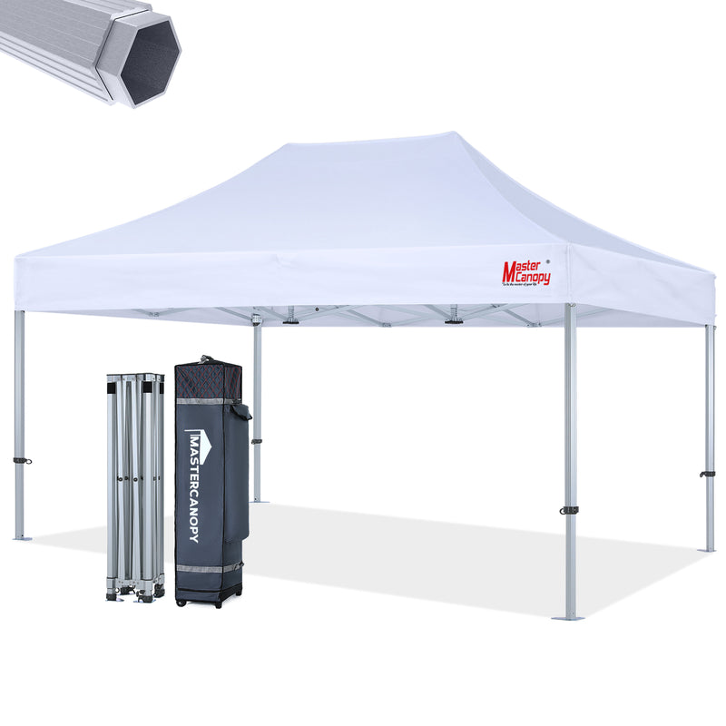 Load image into Gallery viewer, Master Series Premium Aluminum Pop‑up Canopy Tent – 10x10, 10x15, 10x20