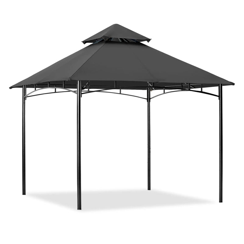 Load image into Gallery viewer, 10x12/11x11 Outdoor Garden Patio Gazebo with Stable Steel Farme-CA