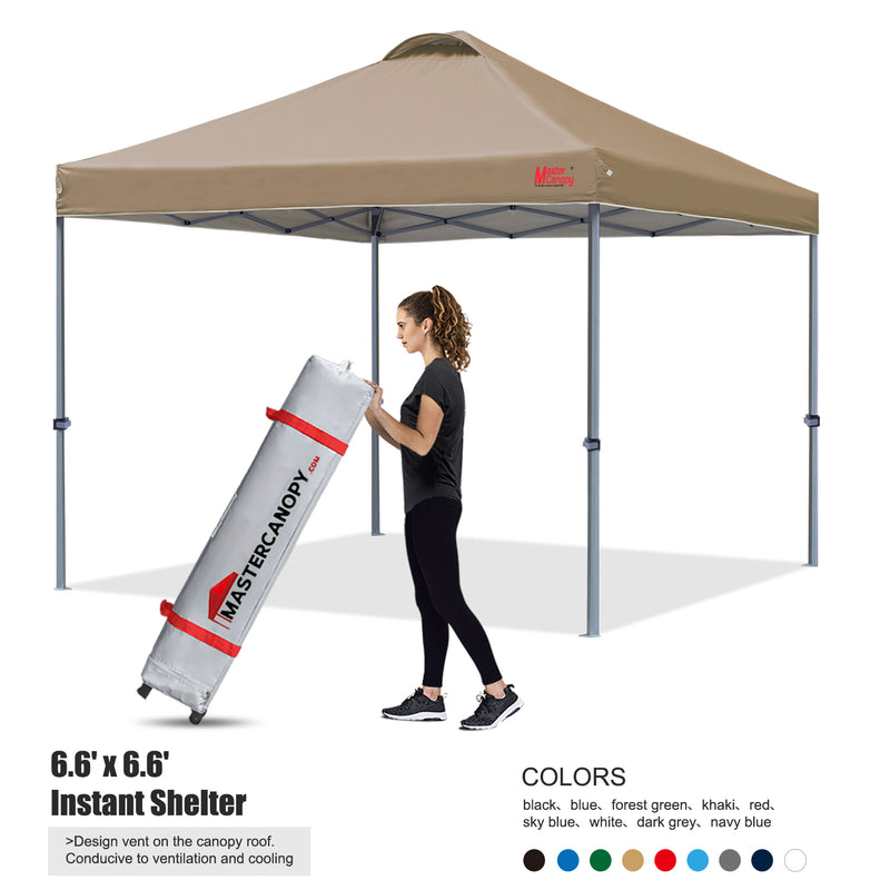 Load image into Gallery viewer, Leisure Sports Durable Ez Pop‑up Canopy Tent with Vented Top – 10x10, 12x12