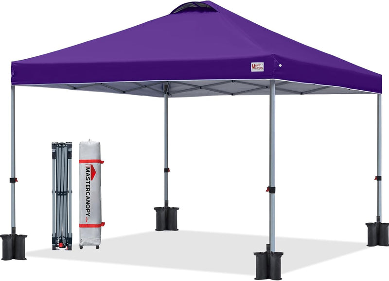 Load image into Gallery viewer, Leisure Sports Durable Pop-Up Canopy Tent with Sidewall - 8x8, 10x10