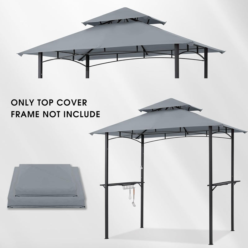 Load image into Gallery viewer, MASTERCANOPY  8x5 Grill Gazebo Replacement Canopy Top for Model L-GG001PST-F