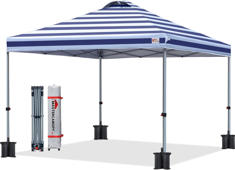 Load image into Gallery viewer, Leisure Sports Durable Pop-Up Canopy Tent with Sidewall - 8x8, 10x10