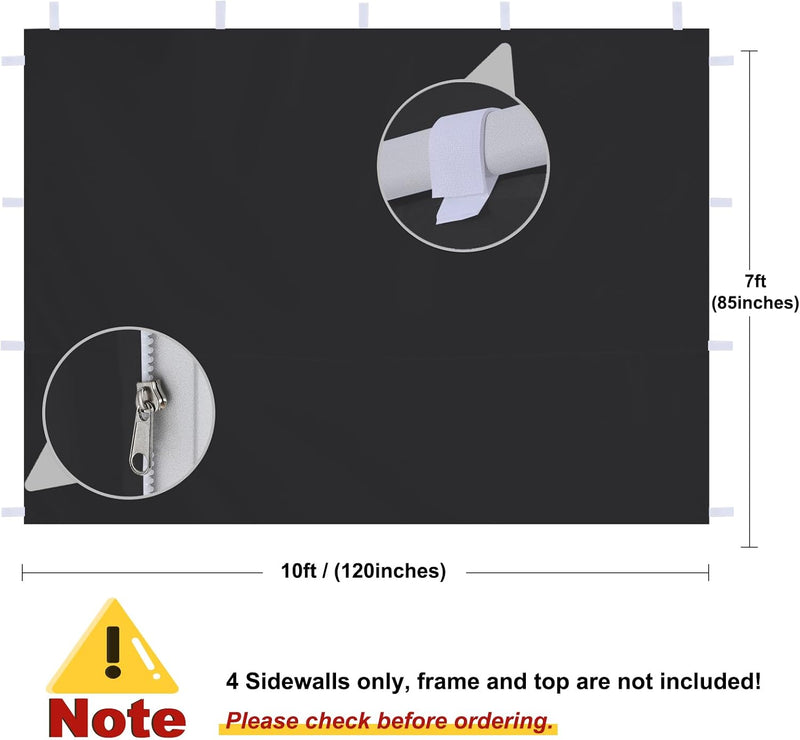 Load image into Gallery viewer, MASTERCANOPY 10x10 Pop-up Canopy Sidewall Kit