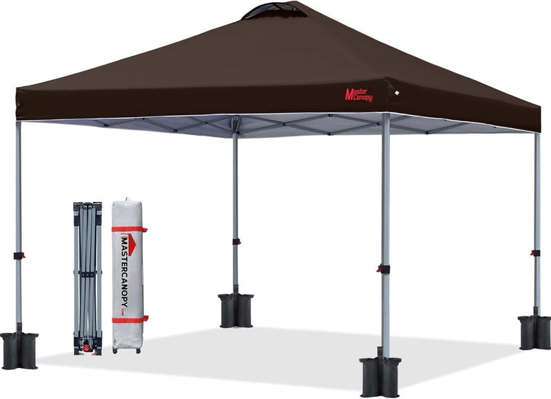 Load image into Gallery viewer, Leisure Sports Durable Pop-Up Canopy Tent with Sidewall - 8x8, 10x10