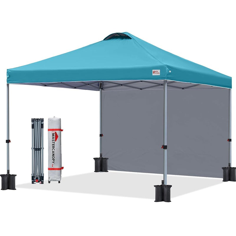 Load image into Gallery viewer, Leisure Sports Durable Pop-Up Canopy Tent with Sidewall - 8x8, 10x10