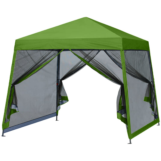 Leisure Sports Stable Pop‑up Canopy Tent with Mosquito Netting – 8x8, 10x10, 11x11