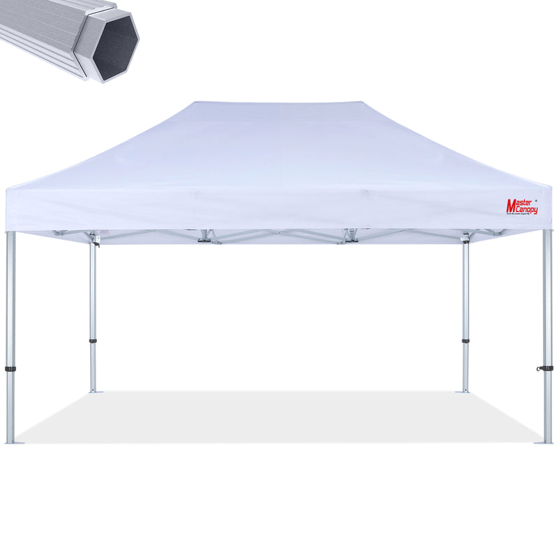 Load image into Gallery viewer, Master Series Premium Aluminum Pop‑up Canopy Tent – 10x10, 10x15, 10x20