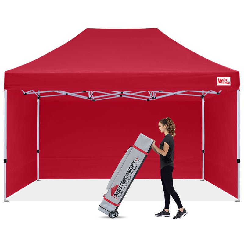 Load image into Gallery viewer, Commercial Series Pop‑up Canopy Tent with Sidewalls – 10x10, 10x15, 10x20