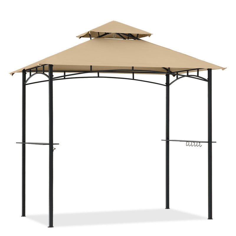 Load image into Gallery viewer, 8x5 Grill Gazebo Outdoor BBQ Gazebo Canopy with 2 LED Lights