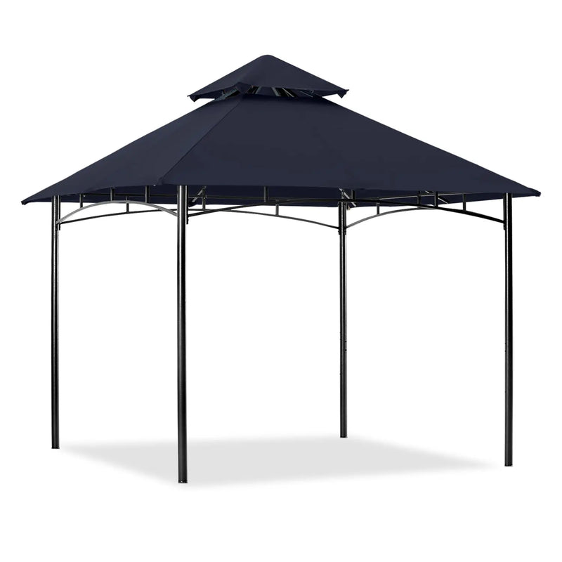 Load image into Gallery viewer, 10x12/11x11 Outdoor Garden Patio Gazebo with Stable Steel Farme-CA