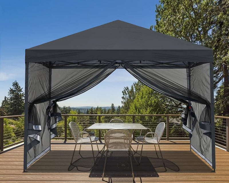 Load image into Gallery viewer, Leisure Sports 10x10 Pop-Up Easy Setup Outdoor Canopy with Netting-CA