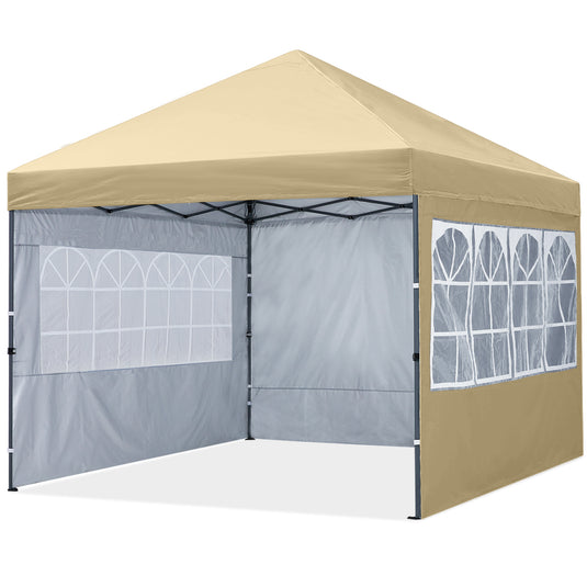 Leisure Sports Pop‑up Canopy Tent with Church Window Sidewalls – 10x10, 10x20