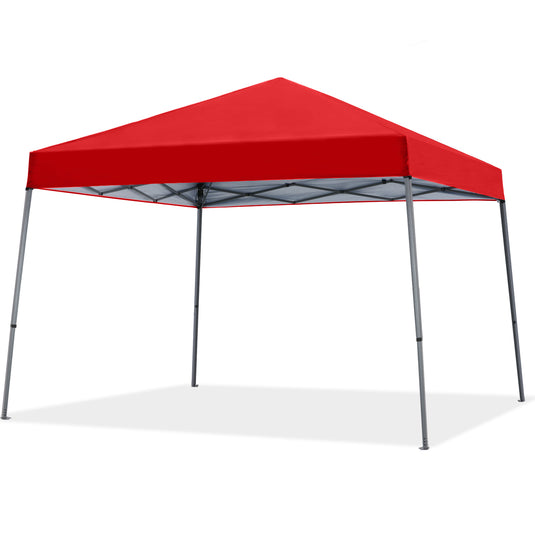 Leisure Sports Portable Pop‑up Canopy Tent with Large Base – 8x8, 10x10, 12x12
