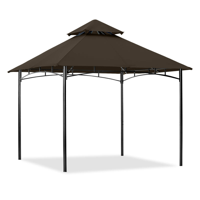 Load image into Gallery viewer, 9x9/10x12/11x11 Outdoor Garden Patio Gazebo with Stable Steel Farme