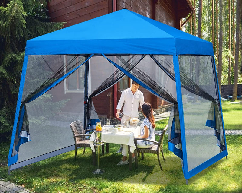 Load image into Gallery viewer, Leisure Sports Stable Pop-Up Canopy Tent with Mosquito Netting - 8x8, 10x10, 11x11