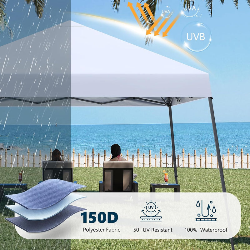 Load image into Gallery viewer, Leisure Sports Portable Pop-Up Canopy Tent with Large Base - 10x10