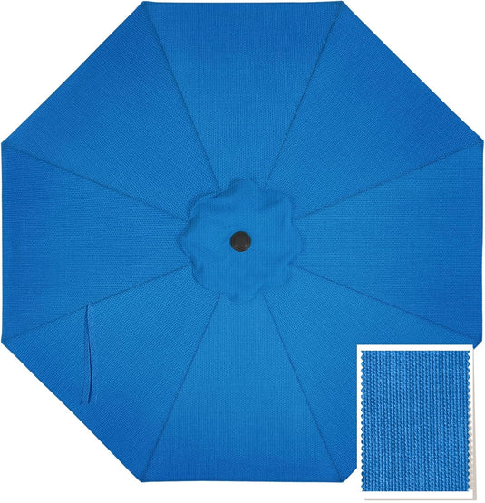 9FT Patio Umbrella Replacement Canopy for 8 Ribs 5-Year-Non-Fading Olefin