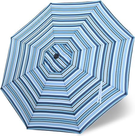 Load image into Gallery viewer, 9FT Patio Umbrella Replacement Canopy Top for 8 Ribs