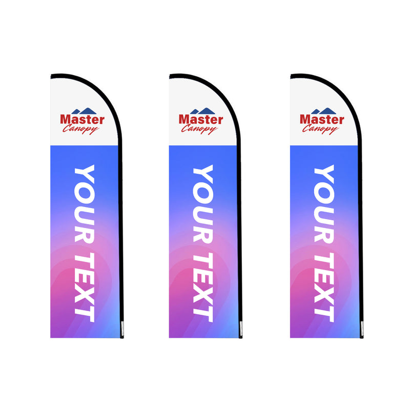 Load image into Gallery viewer, Custom Teardrop Feather Rectangle Blade Flag Panel Only 8 FT, 10 FT, 12 FT