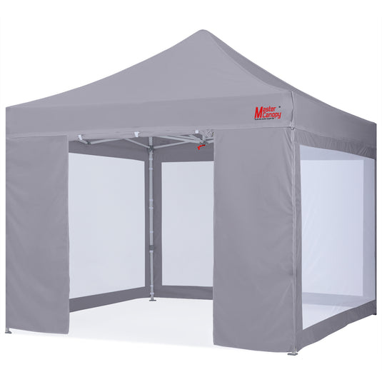 Commercial Series Pop‑up Canopy Tent 10x10 with Mesh Walls