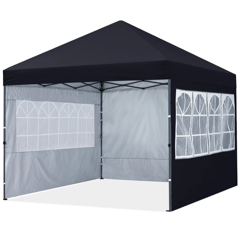 Load image into Gallery viewer, Leisure Sports 10x10 Pop Up Canopy Tent with Church Window Sidewalls-CA