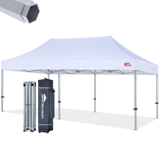 Master Series Premium Aluminum Pop‑up Canopy Tent – 10x10, 10x15, 10x20