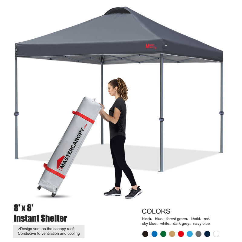 Load image into Gallery viewer, Leisure Sports Durable Ez Pop‑up Canopy Tent with Vented Top – 10x10, 12x12