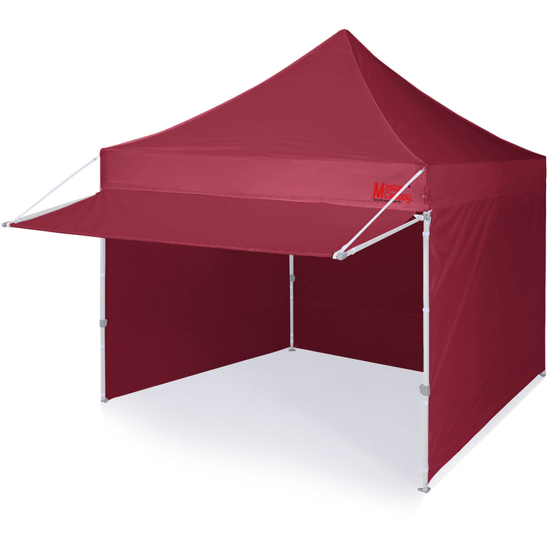 Load image into Gallery viewer, Commercial Series Pop‑up Canopy Tent 10x10 with Awning & Sidewalls