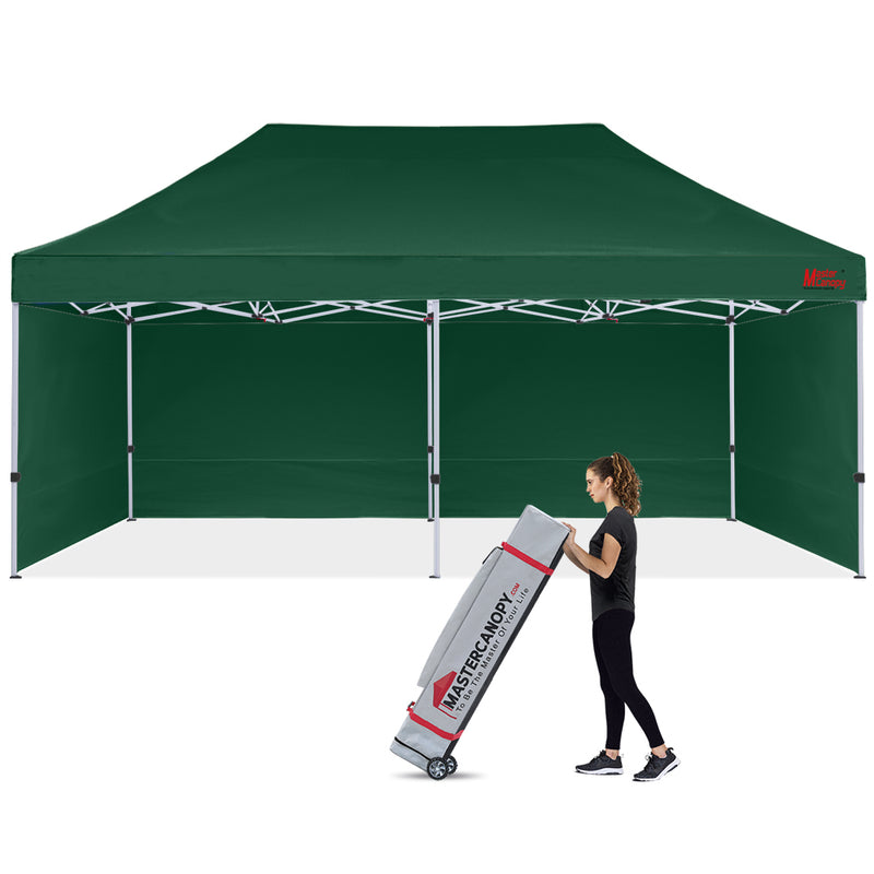 Load image into Gallery viewer, Commercial Series Pop‑up Canopy Tent with Sidewalls – 10x10, 10x15, 10x20