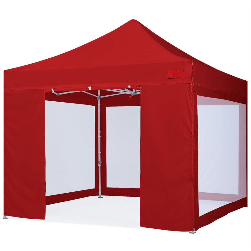 Load image into Gallery viewer, Commercial Series Pop‑up Canopy Tent 10x10 with Mesh Walls