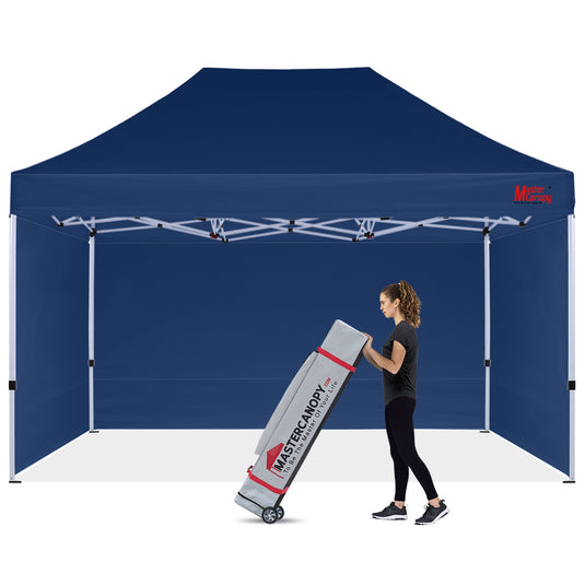 Commercial Series Pop‑up Canopy Tent with Sidewalls – 10x10, 10x15, 10x20