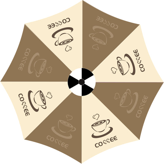 7.5FT/9FT/10FT Custom Patio Umbrella Replacement Canopy