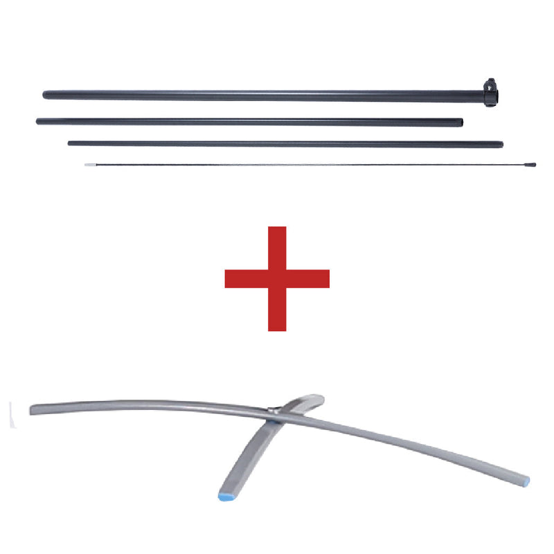 Load image into Gallery viewer, Pole Set + Cross Base