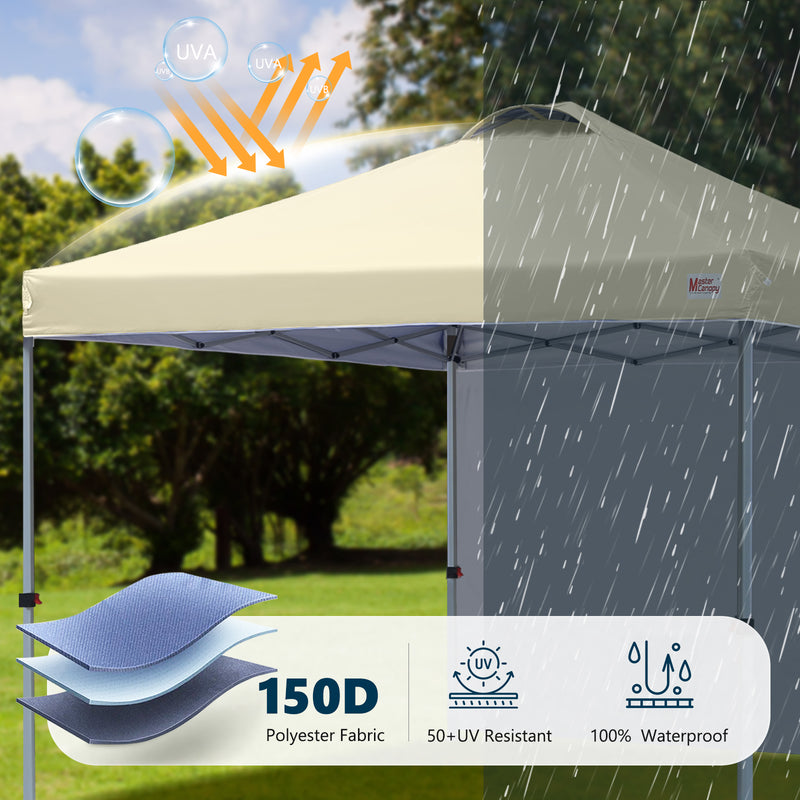 Load image into Gallery viewer, Leisure Sports Durable Pop-Up Canopy Tent with Sidewall - 8x8, 10x10