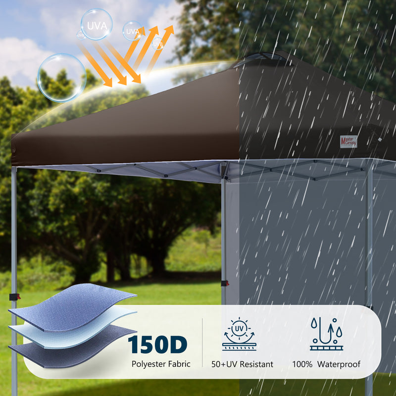 Load image into Gallery viewer, Leisure Sports Durable Pop-Up Canopy Tent with Sidewall - 8x8, 10x10