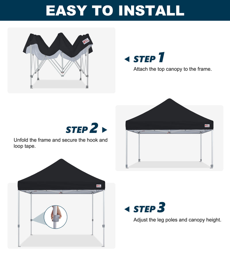 Load image into Gallery viewer, Mastercanopy Lite-30 Commercial Canopy Tent Instant Shelter - 10x10, 10x15, 10x20