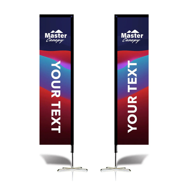 Load image into Gallery viewer, Custom Feather Blade Teardrop Rectangle Flag Full Set 8 FT, 10 FT, 12 FT