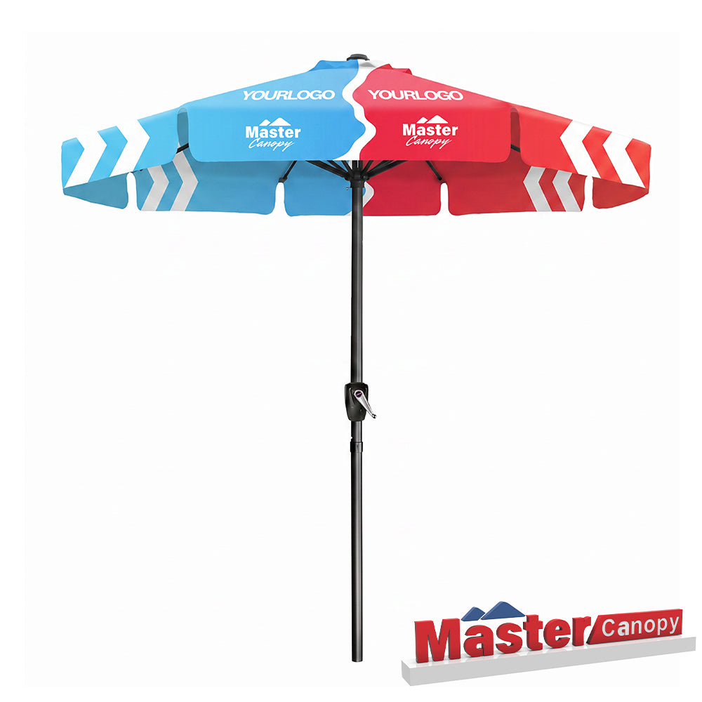 7.5FT/9FT/10FT Custom Market Umbrella with Valance