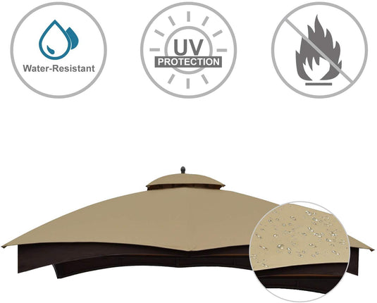 MASTERCANOPY Replacement Canopy Top for Lowe's Allen Roth 10x12 Gazebo