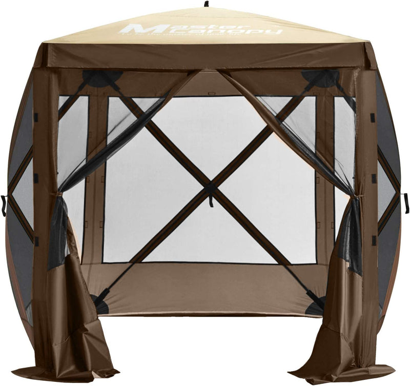 Load image into Gallery viewer, 6x6/10x10/12x12/12.5x12.5 Portable Screen House Room Pop up Gazebo Outdoor Camping Tent