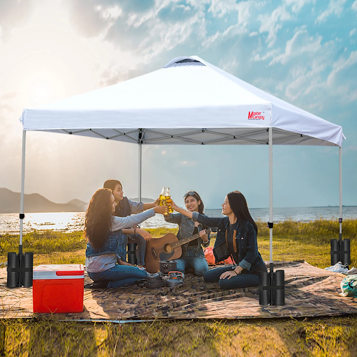 Leisure Sports Durable Ez Pop‑up Canopy Tent with Vented Top