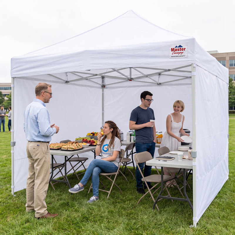 Load image into Gallery viewer, Mastercanopy Core-35 Premium Heavy Duty Instant Canopy Tent with Sidewalls - 10x10, 10x15, 10x20
