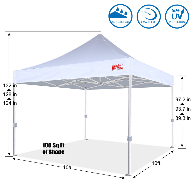 Load image into Gallery viewer, Mastercanopy Core-35 Premium Heavy Duty Instant Canopy Tent - 10x10, 10x15, 10x20
