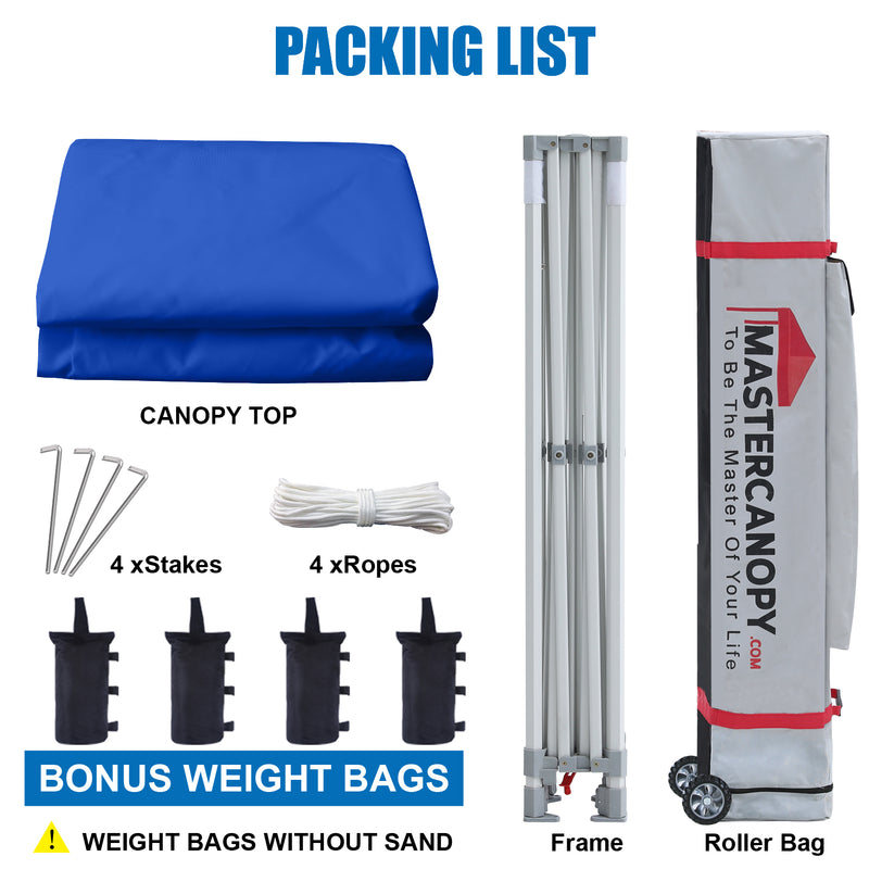Load image into Gallery viewer, Mastercanopy Core-35 Premium Heavy Duty Instant Canopy Tent - 10x10, 10x15, 10x20
