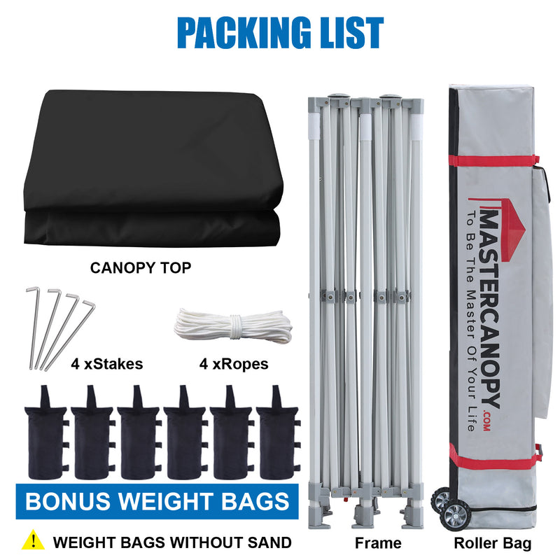 Load image into Gallery viewer, Mastercanopy Core-35 Premium Heavy Duty Instant Canopy Tent - 10x10, 10x15, 10x20
